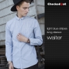 long sleeve light blue shirt for men 